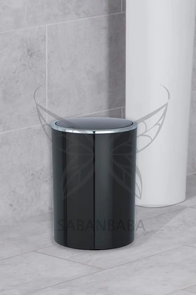 Siyah, Çöp Kovası 5 Litre - İnca Model ürün görseli 1