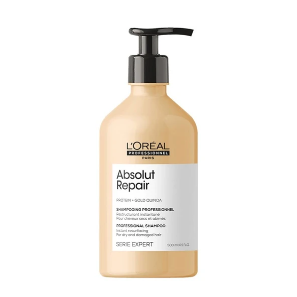Loreal Absolut Repair Aşırı Yıpranmış Saçlar İçin Onarıcı Şampuan 500ml ürün görseli 1