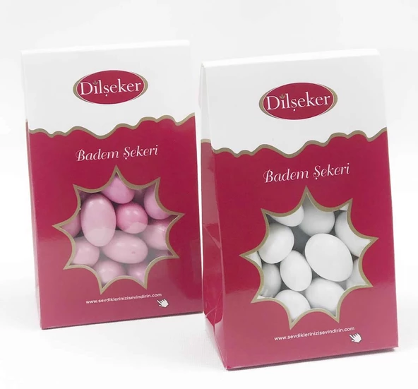 Pembe Sedef Badem Draje Şekeri 200 Gram ürün görseli 1