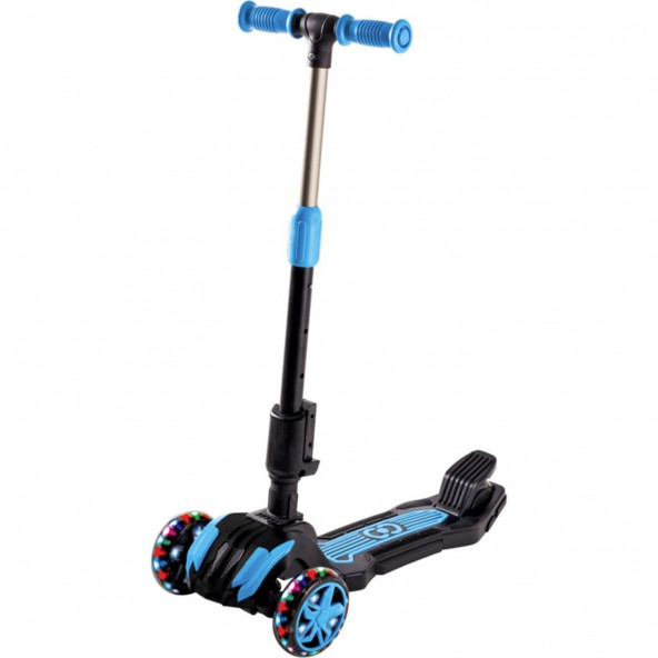Cool Wheels Combo Oturaklı Scooter Mavi - Resim 2