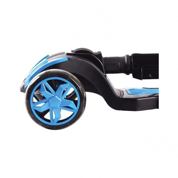 Cool Wheels Combo Oturaklı Scooter Mavi - Resim 3