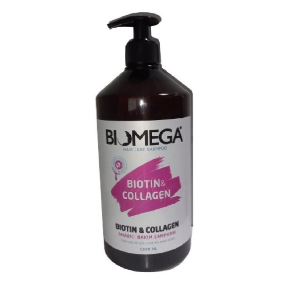 Biomega Biotin&Collagen Onarıcı Bakım Şampuanı 1000 ml ürün görseli 1