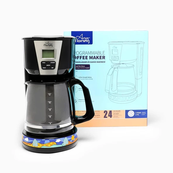 Any Morning Sh21515b Aroma Ve Zaman Ayarlı Lcd Ekranlı Programlanabilir Filtre Kahve Makinesi - Resim 4