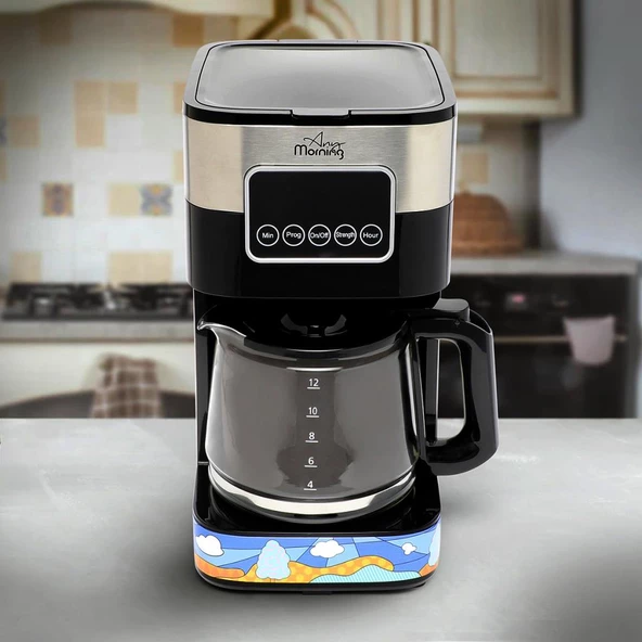 Any Morning SH21615S Filtre Kahve Makinesi, 900 W, 1.5L Kapasite, Zamanlayıcı ve Aroma Seçimi - Resim 8