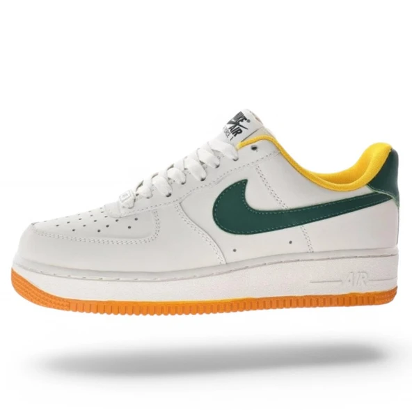 Nike Air Force 1 '07 Low Yellow White Sneaker Spor Ayakkabı CJ6065-501 ürün görseli 1