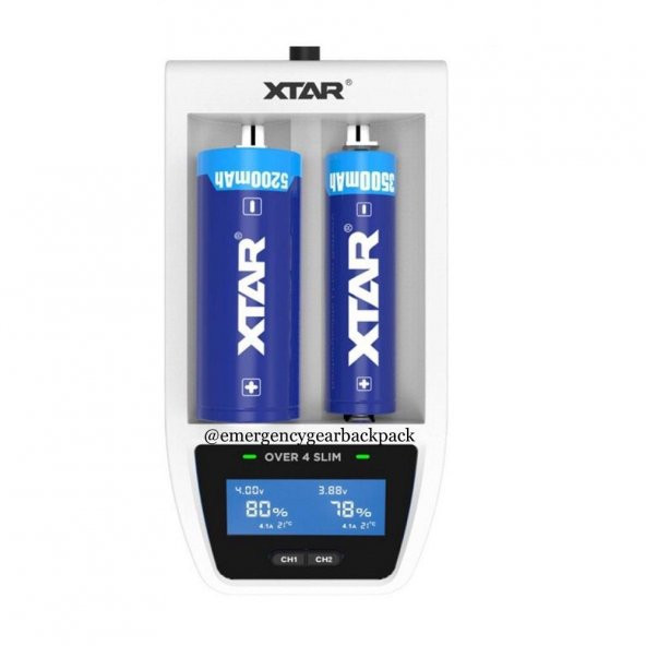 Xtar Over 4 Slim Li-ion Pil Şarj Cihazı ürün görseli 1