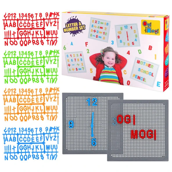 Ogi Mogi Toys Harf Ve Rakam Seti 220 Parça ürün görseli 1