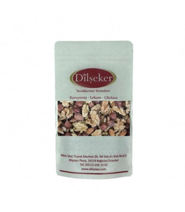 Dilşeker Lüks Çiğ Enerji (Ceviz+Badem+Fındık) 250 Gr. ürün görseli 1