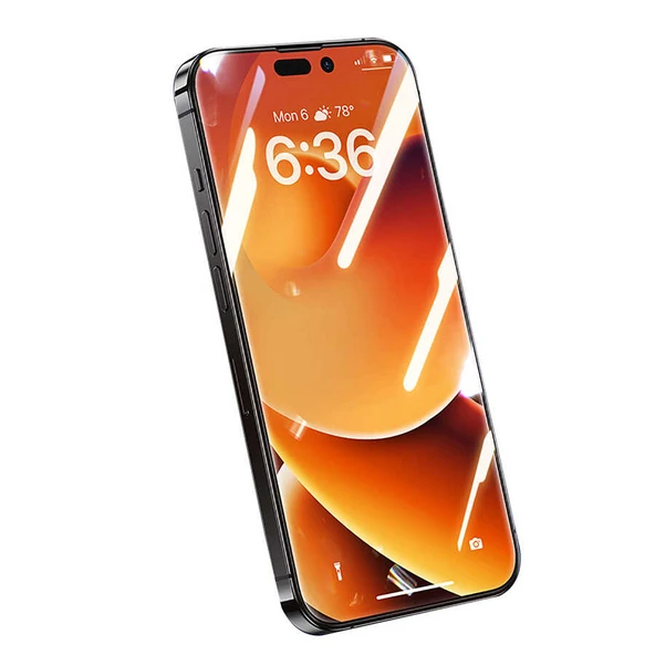 Vendas iPhone 14 Pro Max Uyumlu (14 Pro Max) 0.3mm V-Pro Hidrofibik Tempered Cam Ekran Koruyucu 2 Adet ürün görseli 1