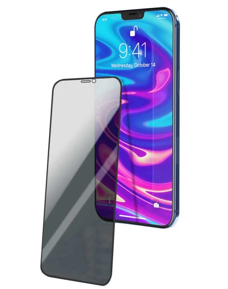 Vendas iPhone 14 Pro Max Uyumlu (14 Pro Max) W-iPrivacy HD Anti-Peep Cam Ekran Koruyucu ürün görseli 1