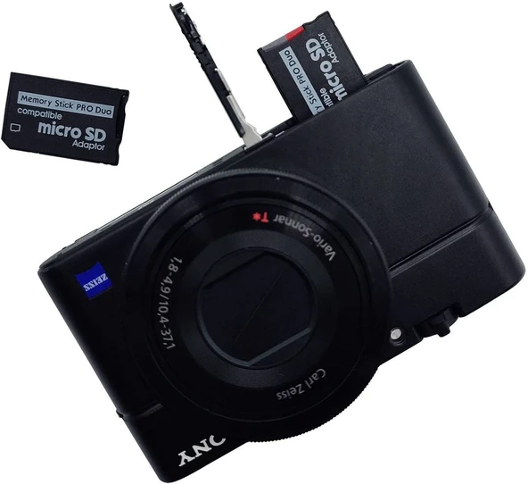 SONY Hafıza Kartı Adaptör Memory Stick Pro Duo Adaptör Mikro SD Kart Çevirici MS Adaptör ürün görseli 1