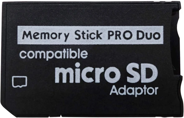 PSP Memory Stick Pro Duo Adaptör PSP Hafıza Kartı Adaptör Mikro SD Kart Çevirici ürün görseli 1