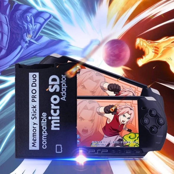 Memory Stick Pro Duo Çevirici Adaptör PSP Hafıza Kartı Dönüştürücü MS Adaptör ürün görseli 1