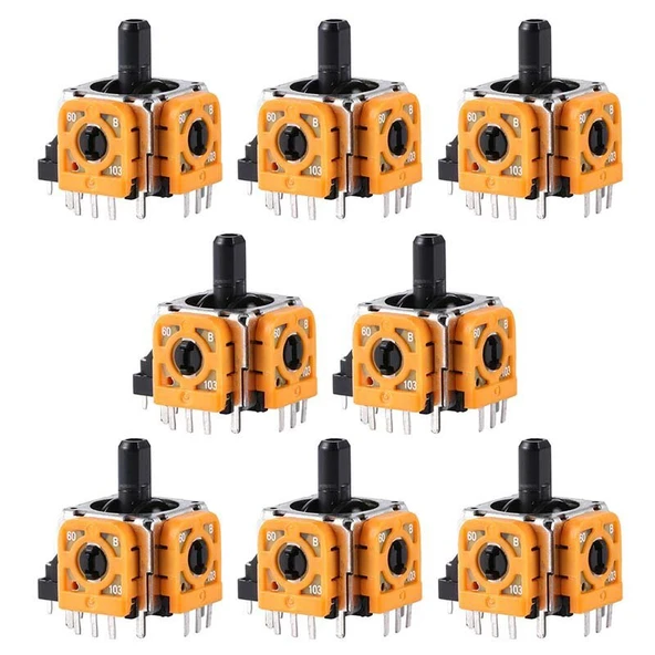 8 Adet PS4 Analog Motor 001 011 020 030 040 050 055 Playstation 4 Kol Tamir Orjinal Yedek Parça ürün görseli 1