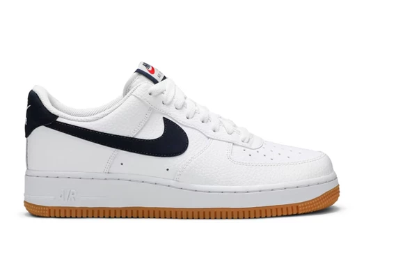 Nike Air Force 1 Low White Gum Sneaker Erkek Günlük Spor Ayakkabı CI0057-100 ürün görseli 1