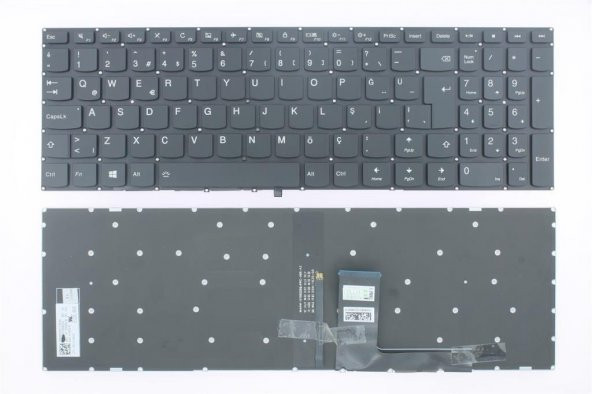 Lenovo ideaPad 310-15IKB Notebook Klavye - Tuş Takımı / Siyah - TR - ışıklı nk-kr30576-293056 ürün görseli 1