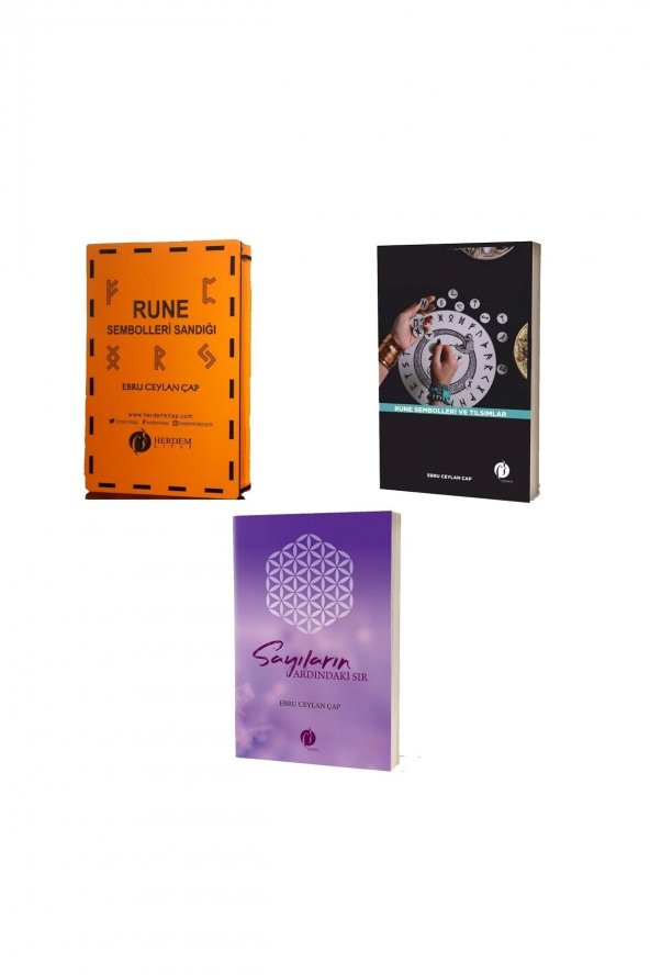 Rune Sembolleri Sandığı & Rune Sembolleri & Sayıların Ardındaki Sır Astroloji Seti ürün görseli 1