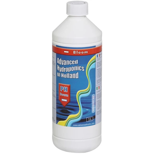Advanced Hydroponics Ph Down Bloom 1 Litre ürün görseli 1