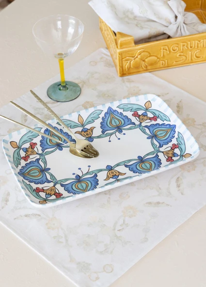 The Mia Limoncello Servis Tabağı 31x20 cm - Resim 7