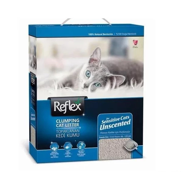 Reflex Hassas Kediler için Aktif Karbonlu Kedi Kumu 10 Lt ürün görseli 1