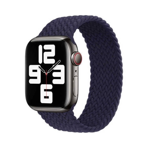 Apple Watch 38mm KRD-32 Small Hasır Örgü Dizayn Kordon ürün görseli 1