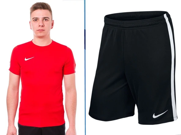 Nike M Nk Dry Park1 Cepsiz Şort+Tişört - Resim 2