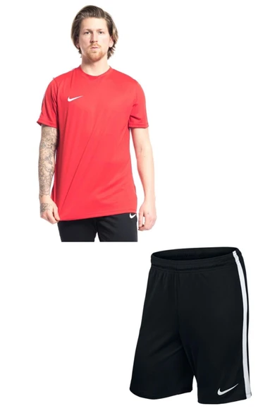 Nike M Nk Dry Park1 Cepsiz Şort+Tişört ürün görseli 1