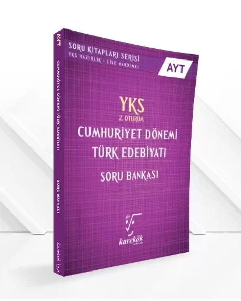 AYT CUMHURİYET DÖNEMİ TÜRK EDEBİYATI SORU BANKASI ürün görseli 1