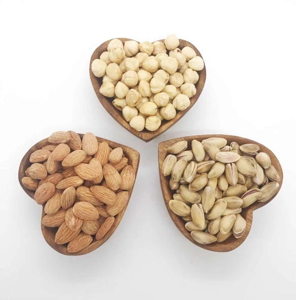 3'lü Karışık Kuruyemiş ( Fındık + Badem + Antep Fıstığı ) 1500 Gram ürün görseli 1