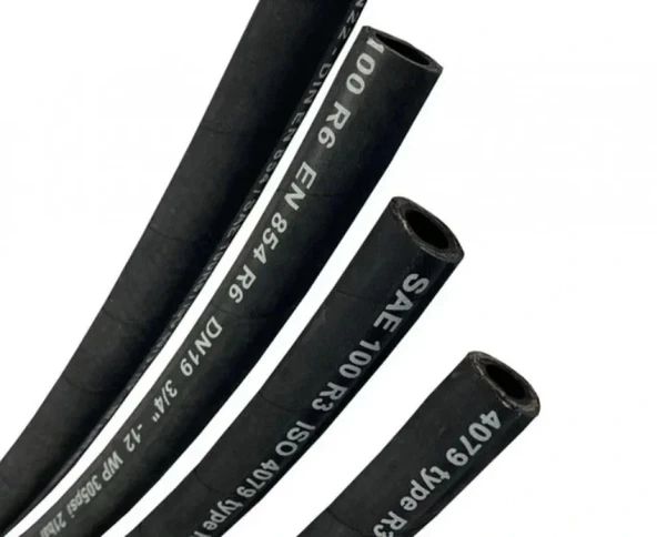 Hidrolik Tekstil Örgülü Hortum R6 - 8mm 5/16 ürün görseli 1