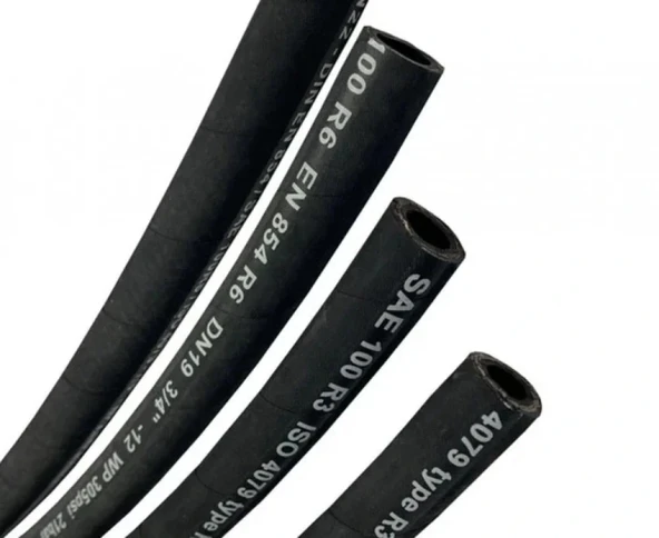 Hidrolik Tekstil Örgülü Hortum R6 - 9.5mm 3/8 ürün görseli 1