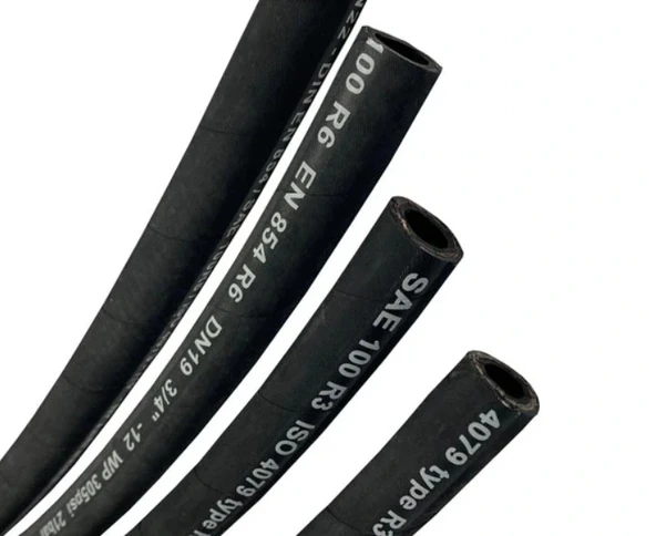Hidrolik Tekstil Örgülü Hortum R6 - 12.7mm 1/2 ürün görseli 1