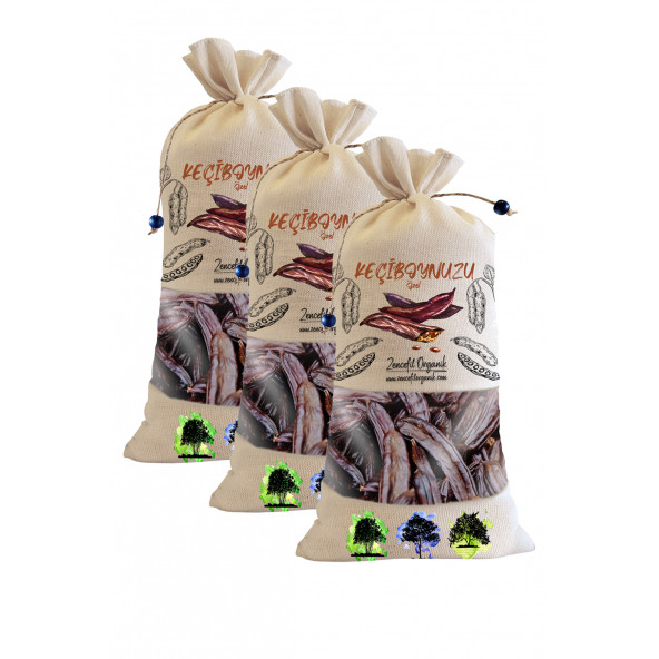 3 Adet Bez Torba Keçiboynuzu 600 Gr. x 3 Ad. Özel Seçme Yeni Mahsül Keçi Boynuzu 1.8 Kg. ürün görseli 1