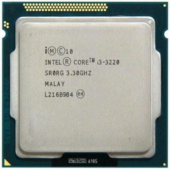 Intel Core i3 3220 3.3GHz 3MB Cache LGA 1155 İşlemci (2EL) ürün görseli 1