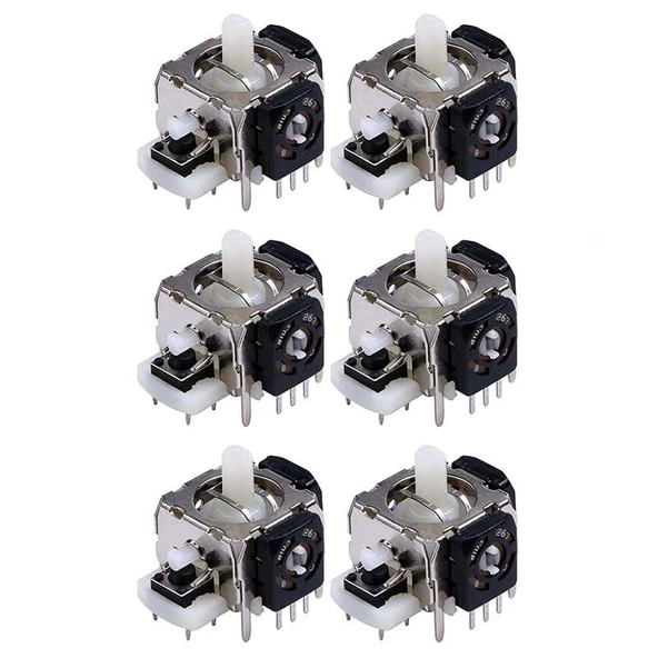 6 ADET XBOX 360 Analog Motor Joystick XBOX 360 Kol Tamiri İçin Yedek Parça ürün görseli 1