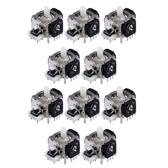 10 ADET XBOX 360 Analog Motor Joystick XBOX 360 Kol Tamiri İçin Yedek Parça ürün görseli 1