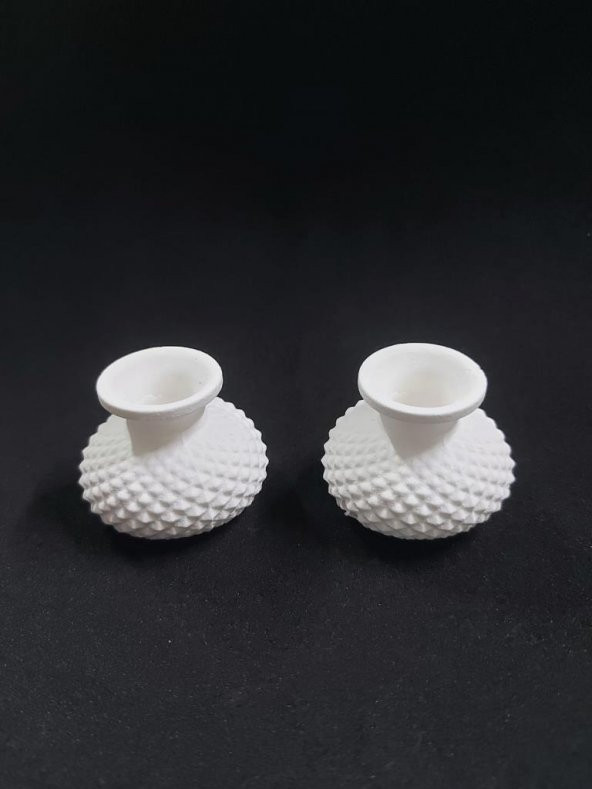 Minik İkili Vazo Set 5x4cm ürün görseli 1