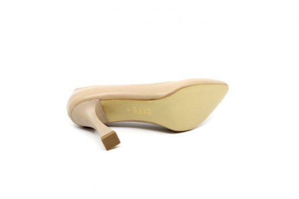 Zerhan 349 Kadın Nut Renk Stiletto - Resim 4