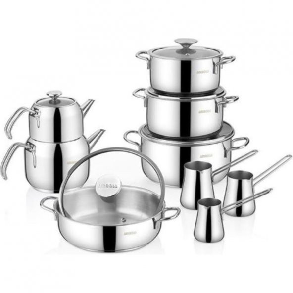 Amboss Cool 14 Parça Çelik Çeyiz Seti COO-0243 ürün görseli 1
