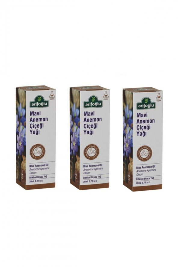 3 Adet  Mavi Anemon Yağı 3 X 20 Ml ürün görseli 1