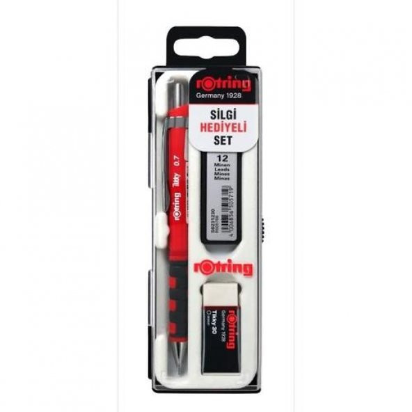ROTRING TIKKY VERSATIL OKUL SETI 0.7 KIRMIZI ürün görseli 1
