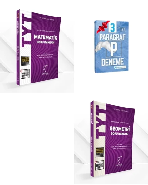 TYT Matematik ve Geometri Soru Bankası Set ürün görseli 1