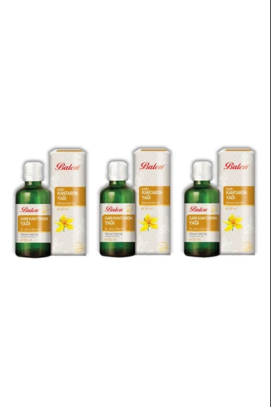 Balen Sarı Kantaron Yağı 50 ml x 3 ürün görseli 1