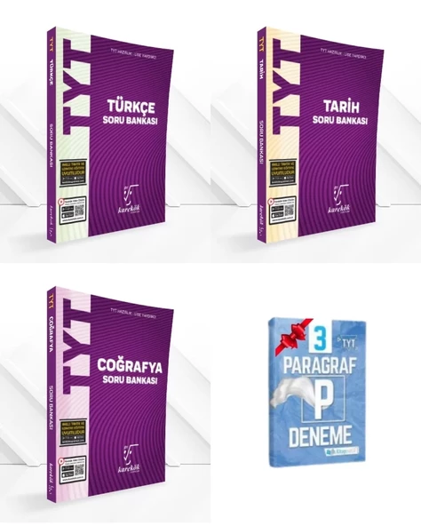 TYT Türkçe Tarih ve Coğrafya Soru Bankası Set ürün görseli 1