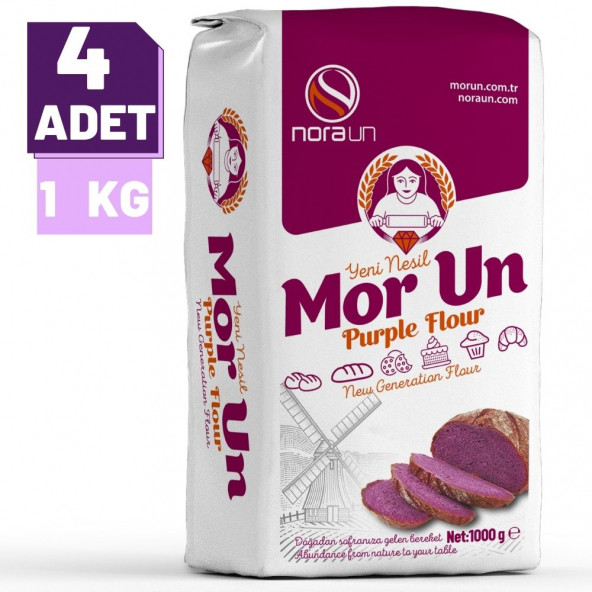 Mor Un 1 Kg 4 Adet ürün görseli 1