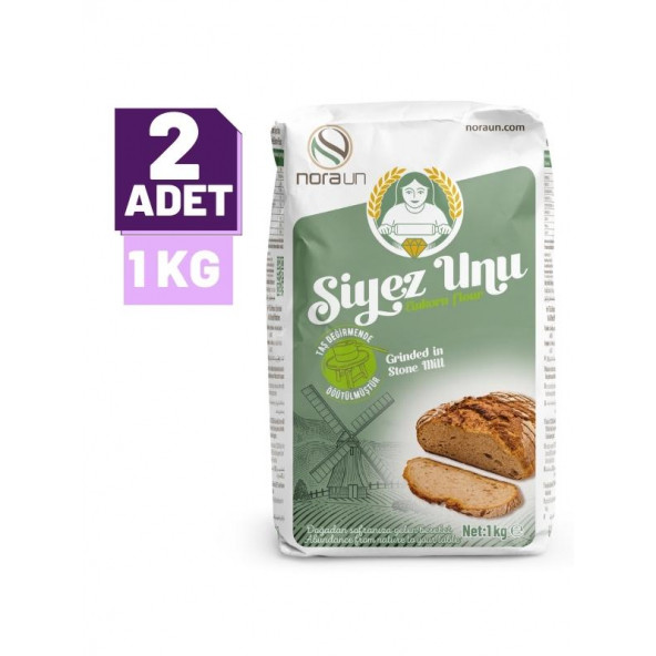 Taş Değirmen Siyez Unu 1 Kg 2 Adet ürün görseli 1
