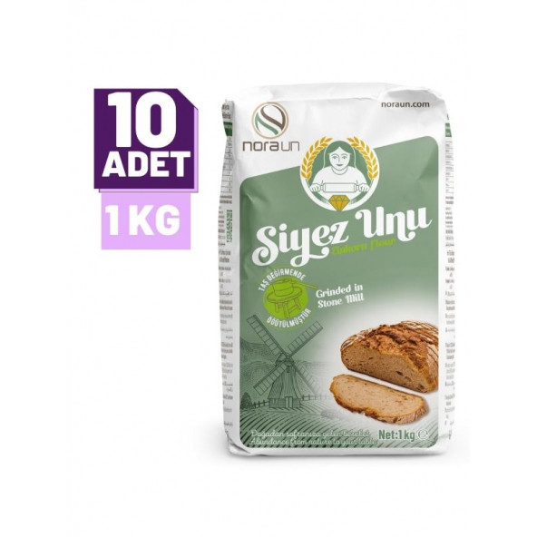 Taş Değirmen Siyez Unu 1 Kg 10 Adet ürün görseli 1