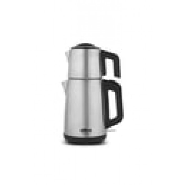 Stilevs Çays Inox Gri 1650 W Çelik Çay Makinesi ürün görseli 1