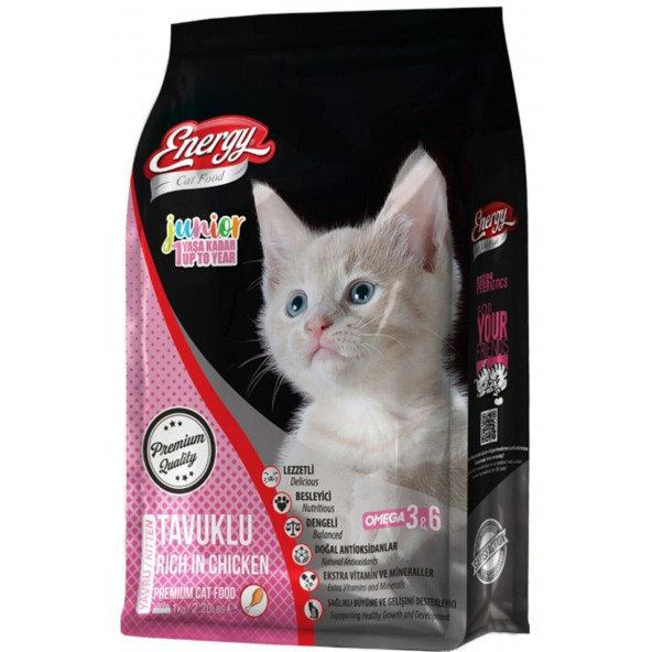 ENERGY TAVUKLU YAVRU KEDİ MAMASI 1 KG ürün görseli 1