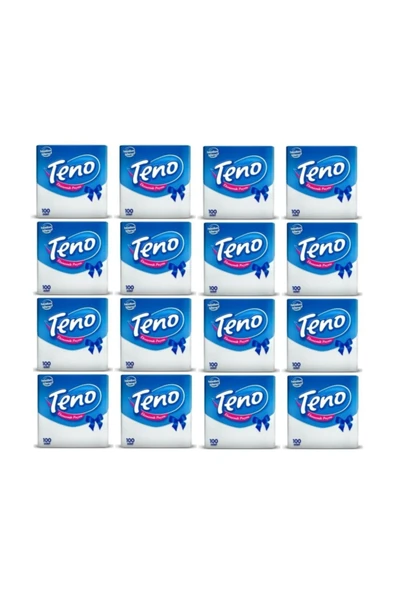 Teno 100 Adet 16lı Paket Kağıt Peçete ürün görseli 1